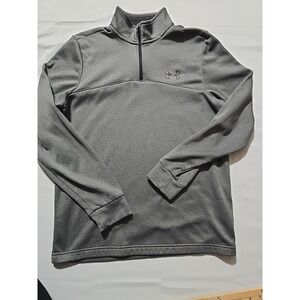 Under Armour Cold Gear Men's 1/4 Zip Pullover Long Sleeve Small Top Gray